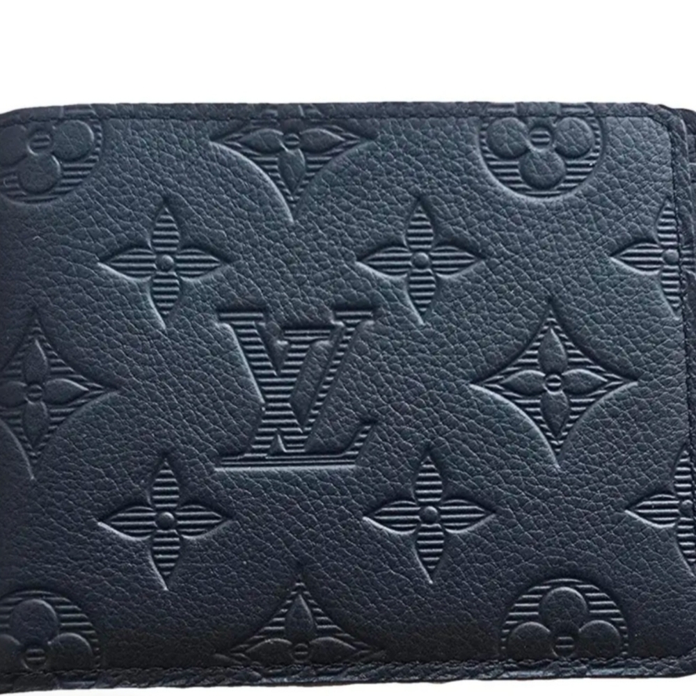 Louis Vuitton Black Leather Wallet